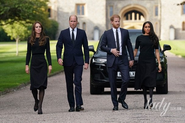 Принцеса Кейт, принц Вільям, принц Гаррі, Меган Маркл / © Associated Press