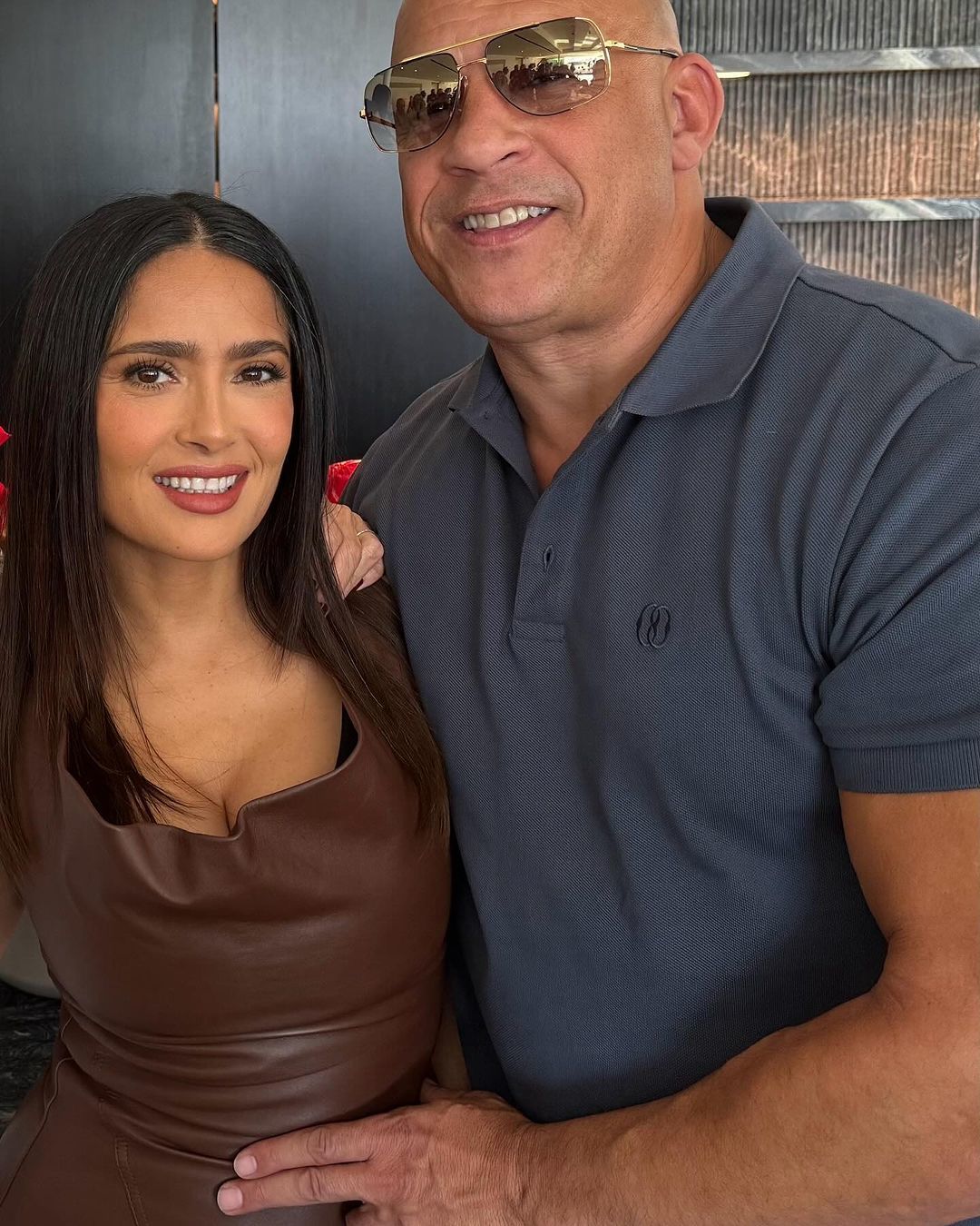 Сальма Хайек и Вин Дизель / © instagram.com/salmahayek