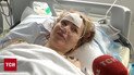 Перші слова найтяжчої пацієнтки після удару по Києву — це має бачити весь світ
