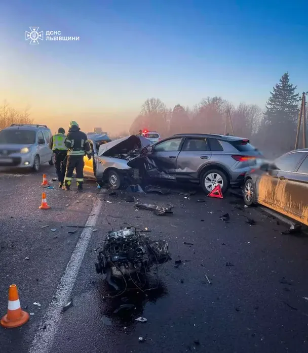 Тройное ДТП на Львовщине: есть жертвы (фото)
