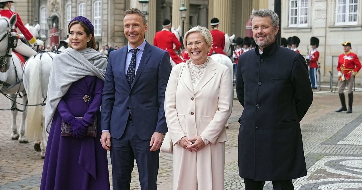 Королева Мері та король Фредерік X з президенткою Ісландії Халлою Томасдоттір та її чоловіком Бьорном Скуласоном