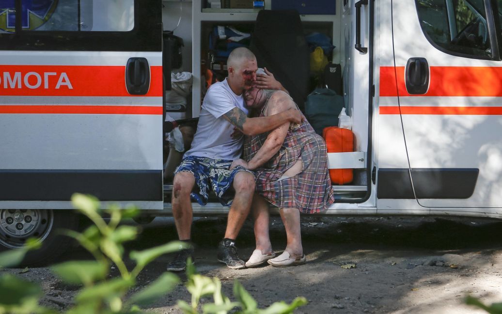 Донецк после мощного артобстрела / © Reuters