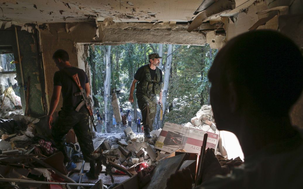 Донецк после мощного артобстрела / © Reuters