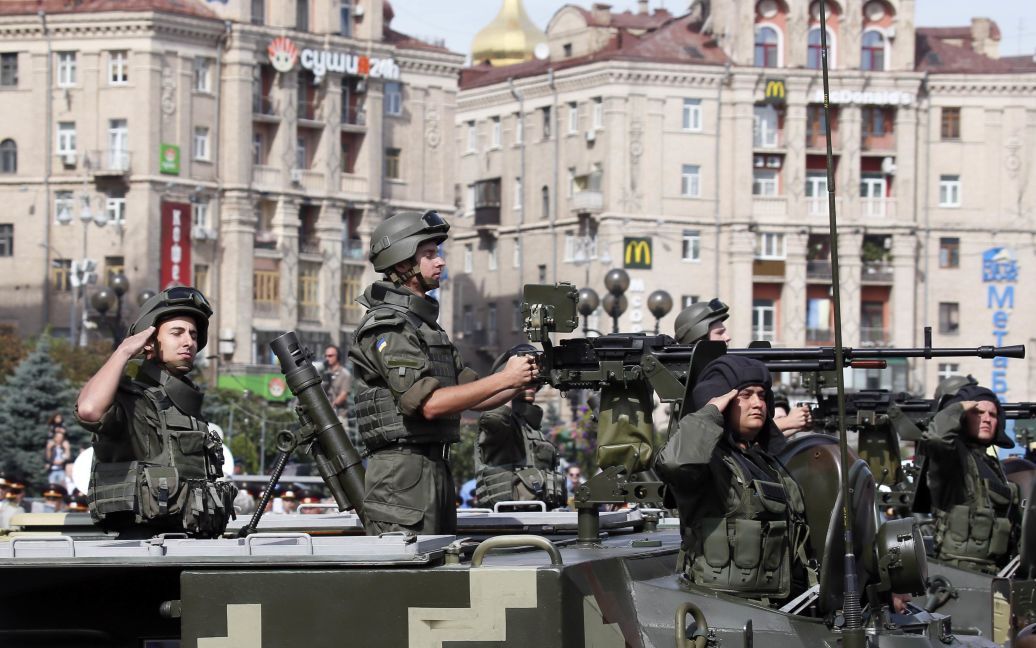 Военный парад в Киеве. / © Reuters