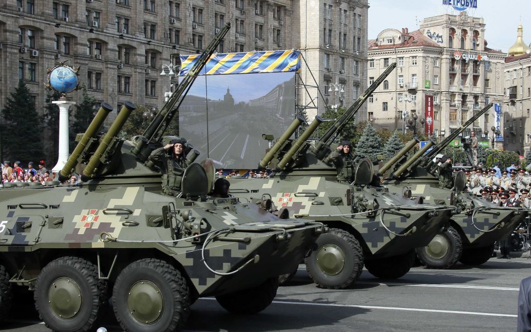 Военный парад в Киеве. / © Reuters