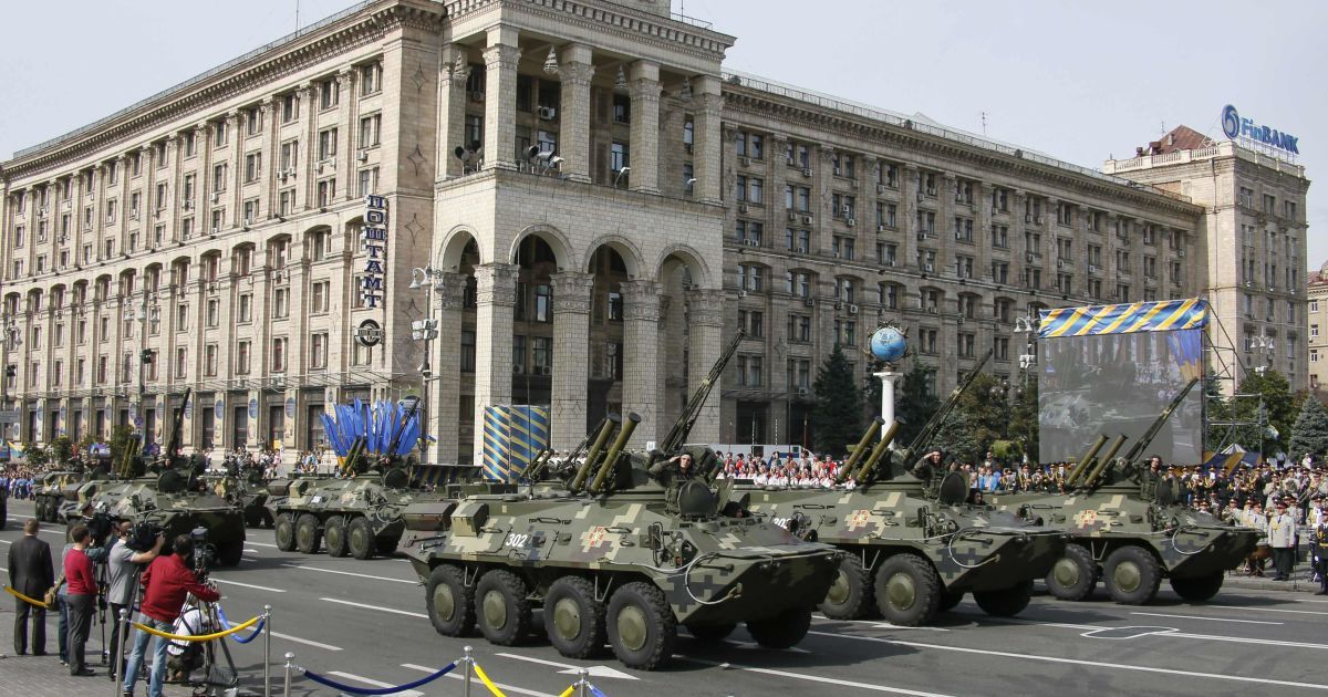 Военный парад в Киеве. / © Reuters