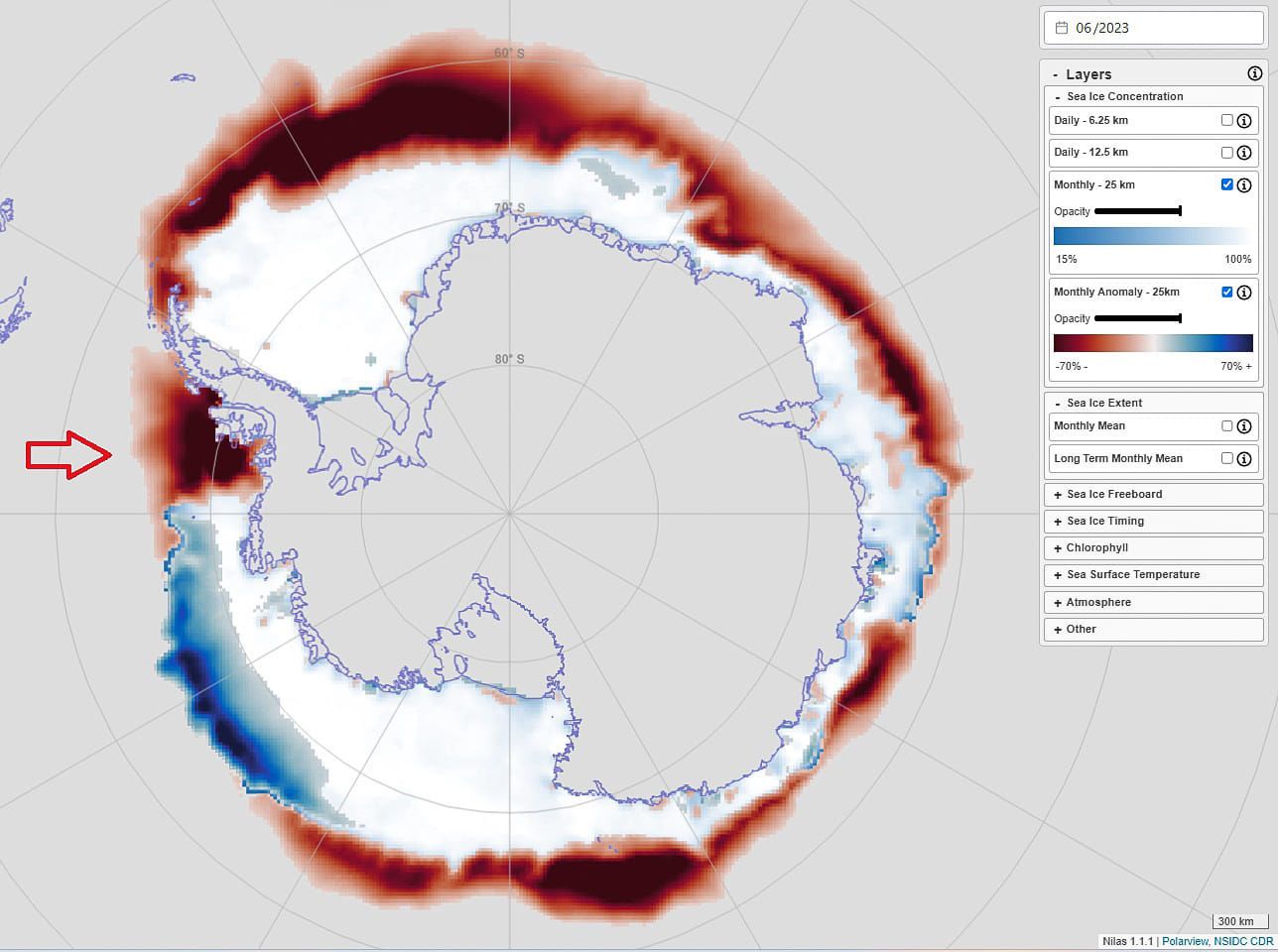 Тенденція до швидкого танення льодовиків Антарктиди. Фото: Всесвітня метеорологічна організація / © 