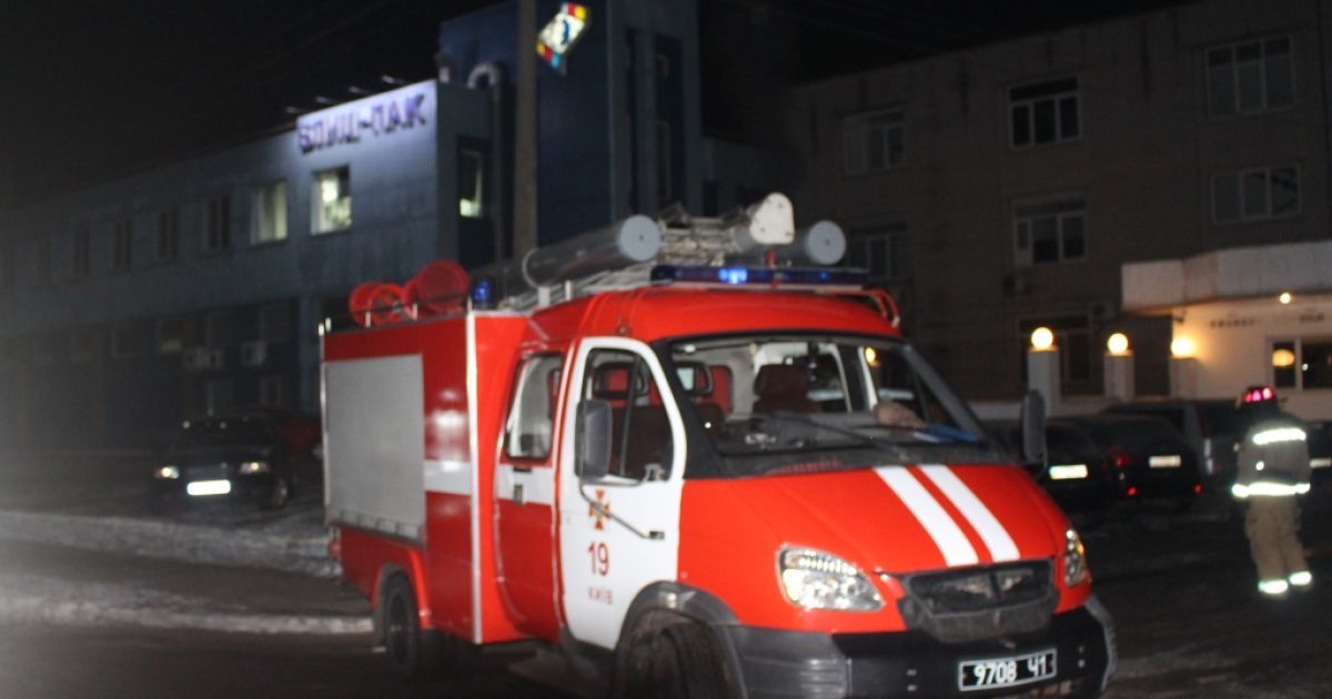 пожежа в Києві на Лісовій_2 / © ГУ ГСЧС в Киеве