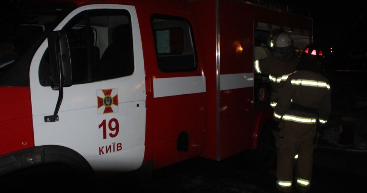 пожежа в Києві на Лісовій_3 / © ГУ ГСЧС в Киеве