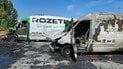 Наслідки удару по складах Rozetka