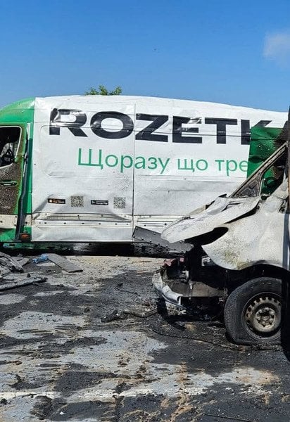 Последствия удара по складам «Rozetka»