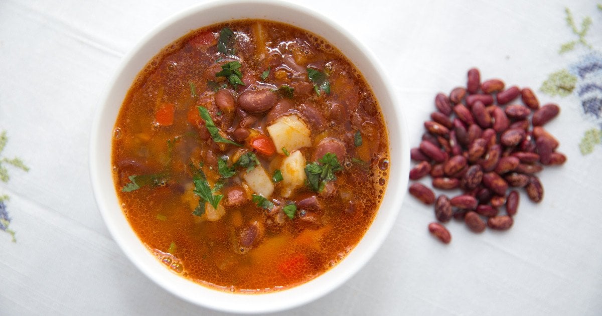 Пісний квасолевий суп
