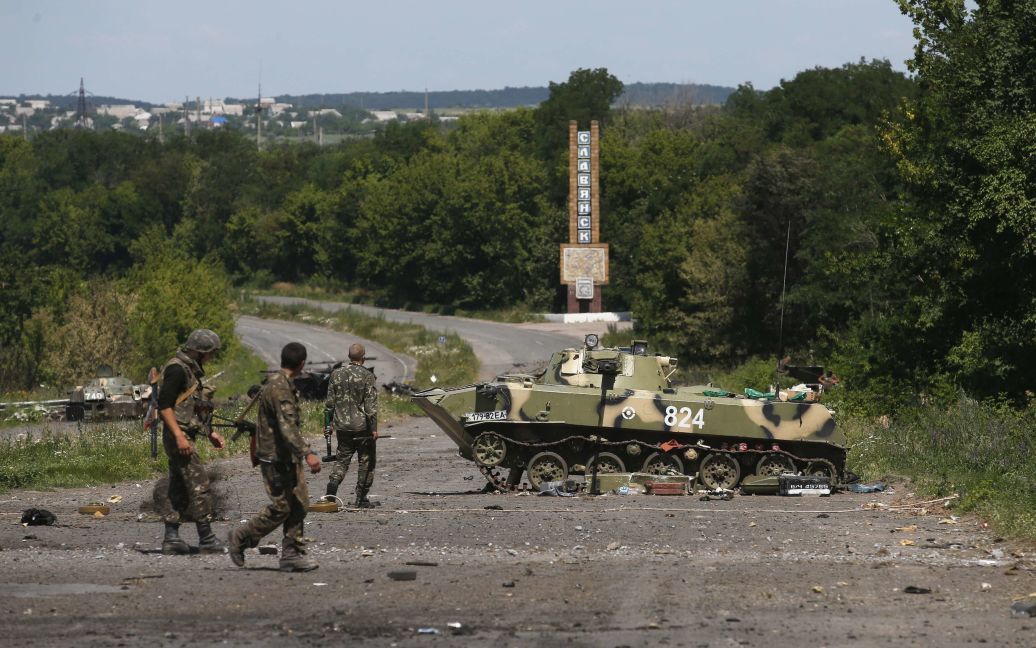 Українські військові звільнили Слов&rsquo;янськ. / © Reuters