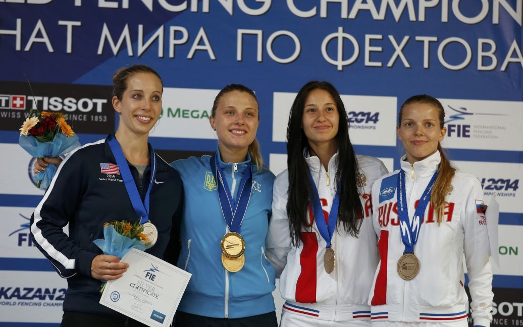 Ольга Харлан виграла чемпіонат світу з фехтування на шаблях / © Reuters
