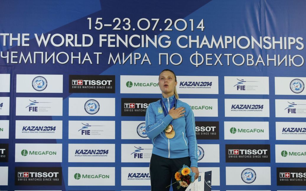 Ольга Харлан виграла чемпіонат світу з фехтування на шаблях / © Reuters