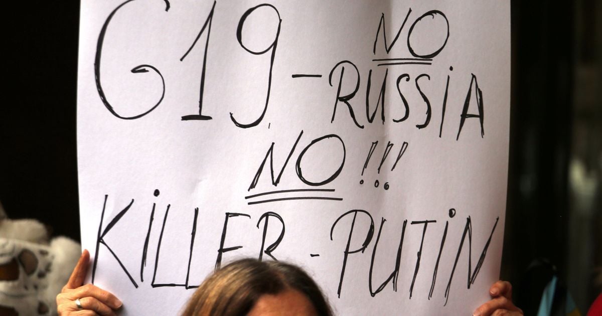 Украинская община в Австралии призвала не пускать Путина на саммит