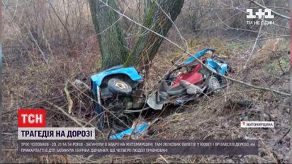 В Житомирской области и на Прикарпатье произошли ДТП, среди жертв - 13-летняя девочка