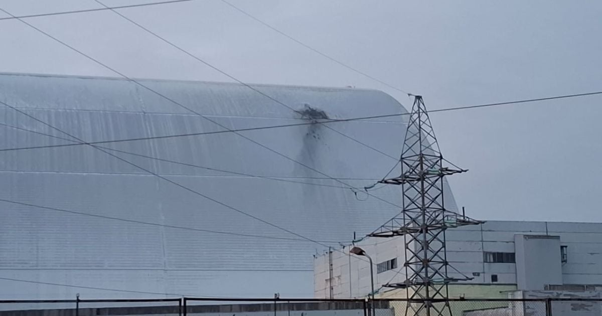 Пошкоджене укриття ректора на ЧАЕС