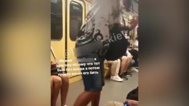 Новости Украины: в столичном метро жестоко избили пассажира из-за отсутствия маски