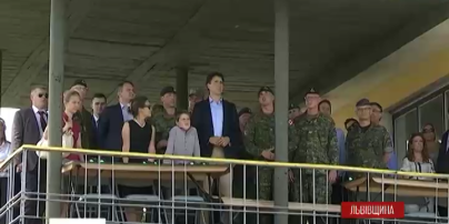 Джастін Трюдо спостерігав за навчаннями українських військових на Яворівському полігоні