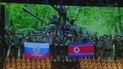 Російські і північнокорейські солдати. Скриншот з пропагандистського відео КНДР