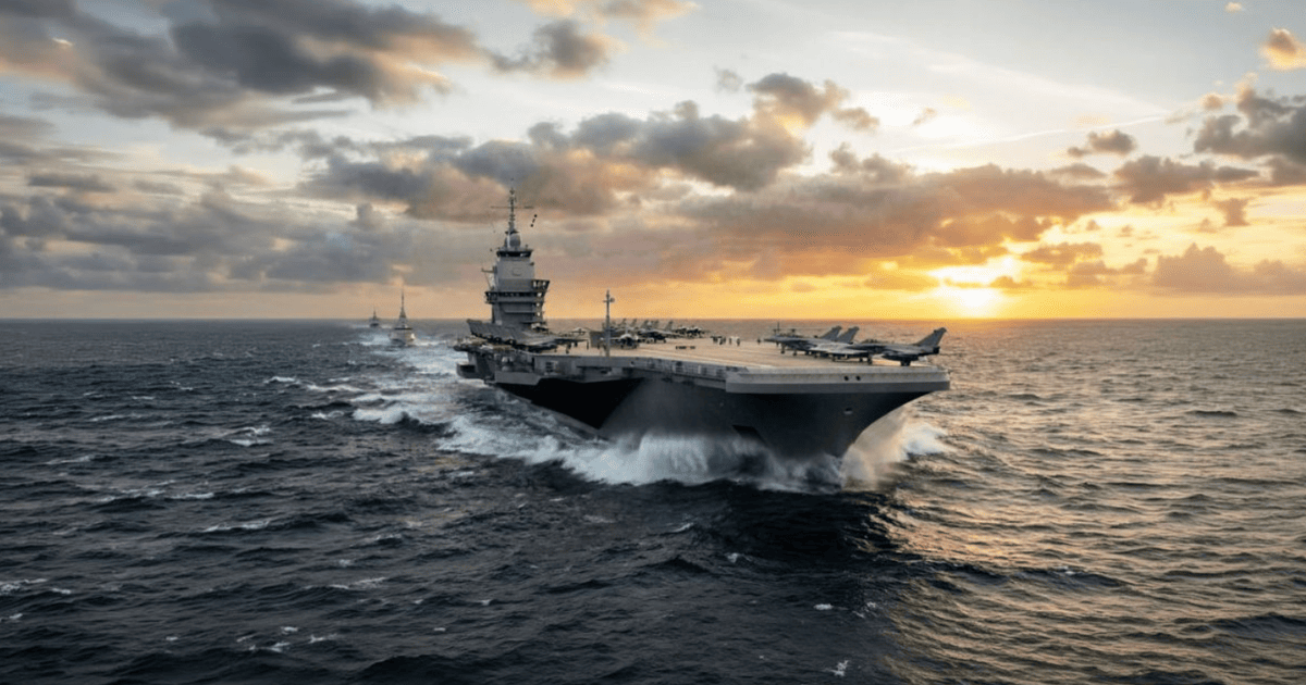 Рендер будущего авианосца авианосца France Libre