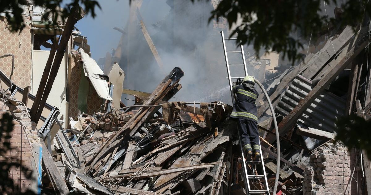 вибух будинка в Києві_5 / © УНИАН