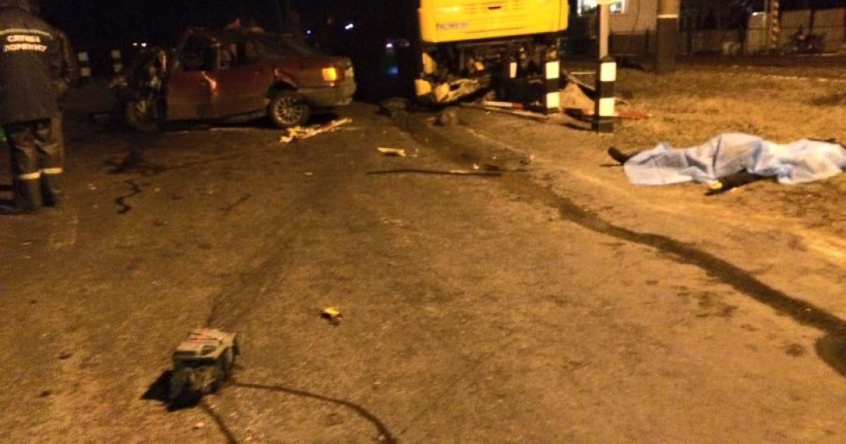 На Волині водій фури відправив на той світ водія Audi_6 / © Facebook.com/sergij.abram