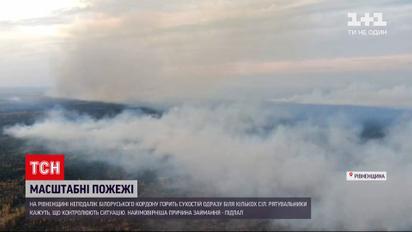 Новини України: у Рівненській області горить сухостій одразу біля кількох сіл