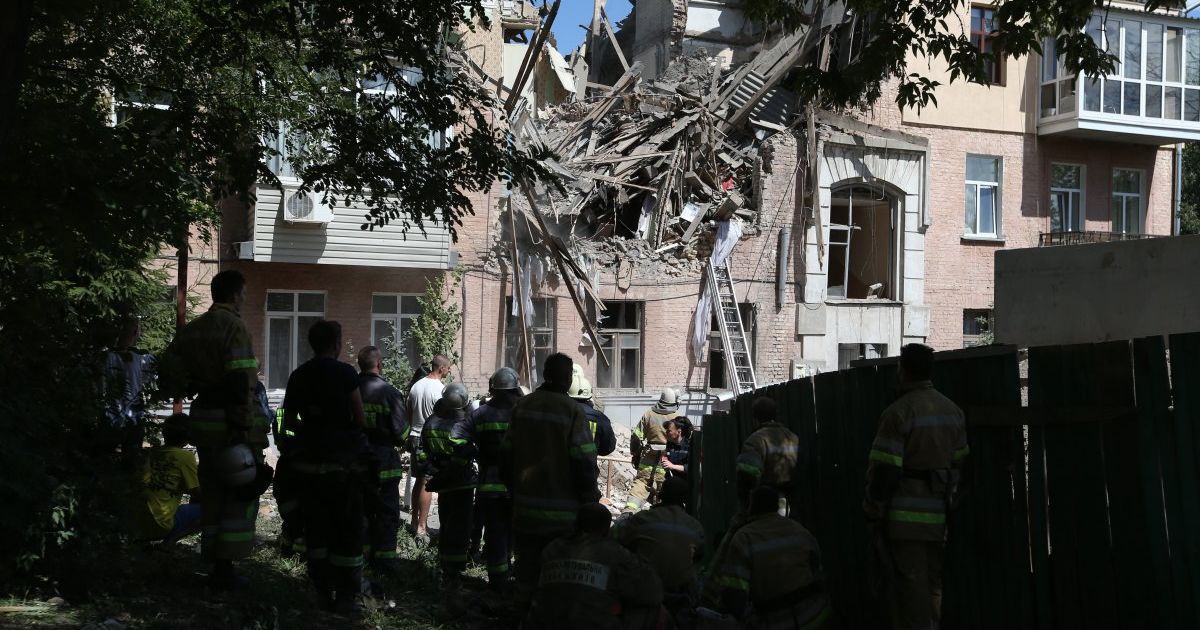 вибух будинка в Києві_16 / © УНИАН