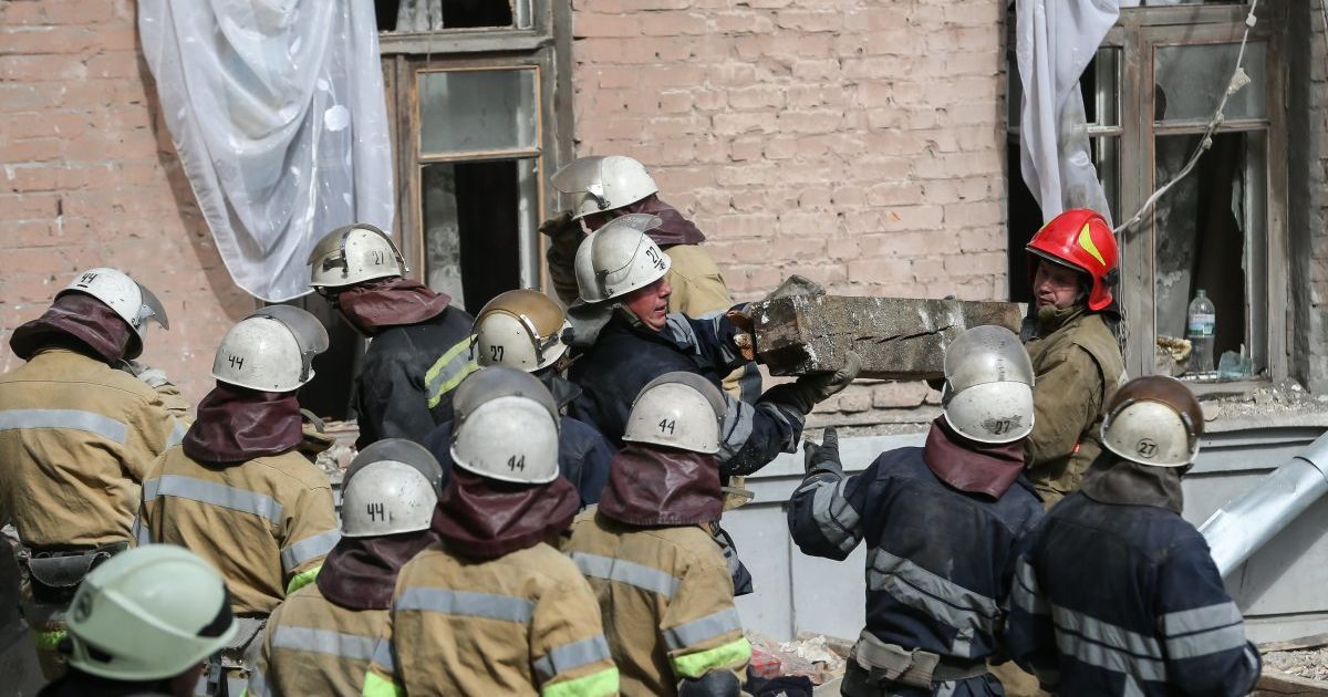 вибух будинка в Києві_22 / © УНИАН