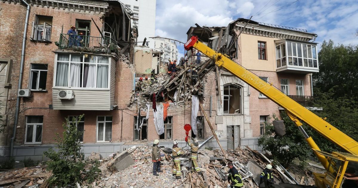 вибух будинка в Києві_23 / © УНИАН