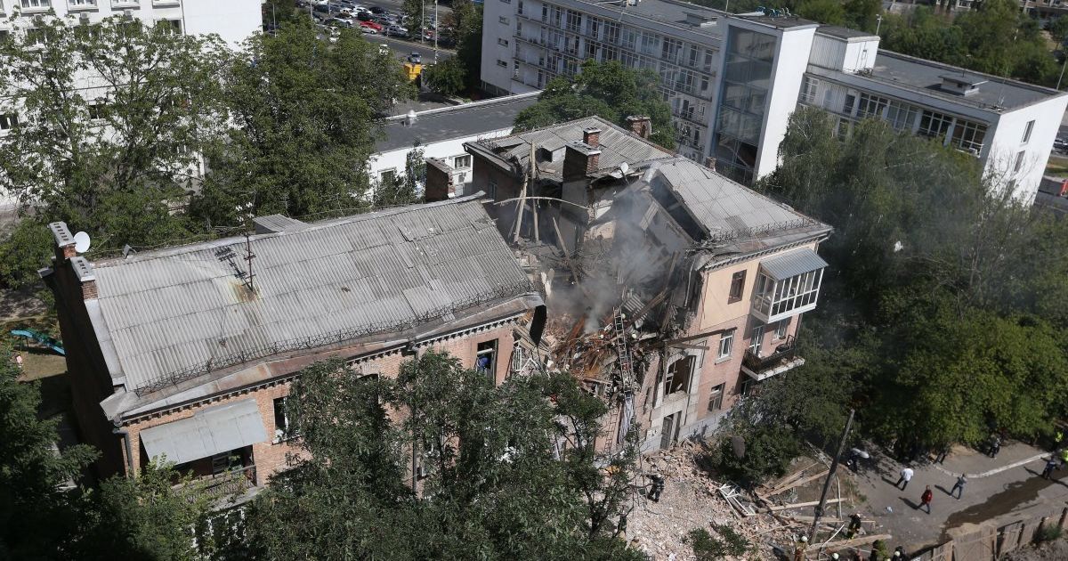 вибух будинка в Києві_11 / © УНИАН