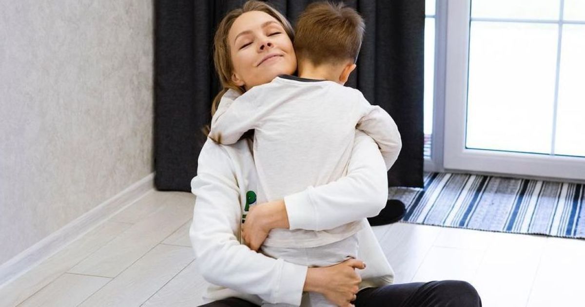 Алена Шоптенко с сыном