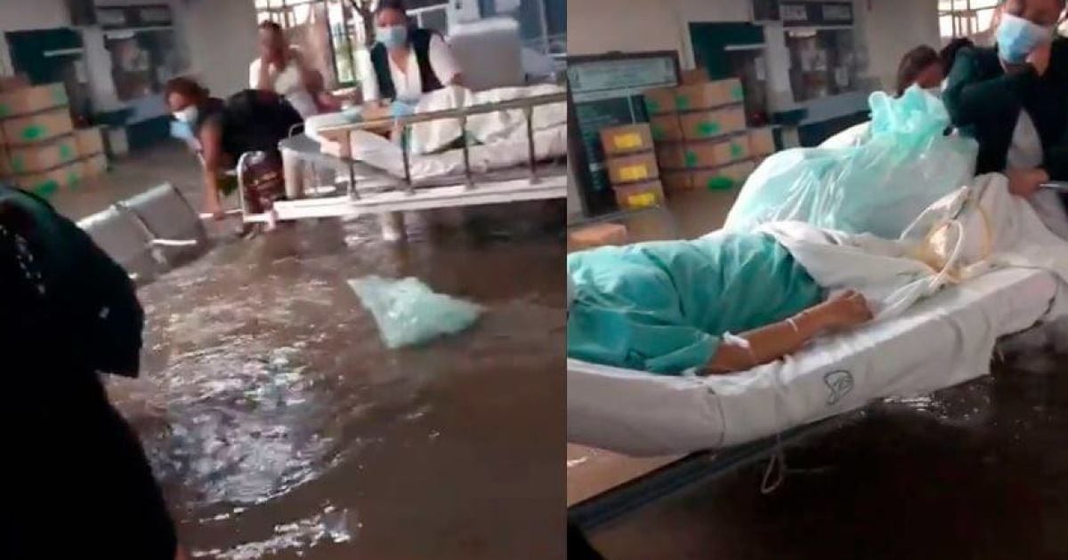 В Мексике 17 пациентов умерли в больнице из-за сильного наводнения: видео
