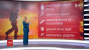 Рятувальники розповіли, як врятуватися із палаючої будівлі