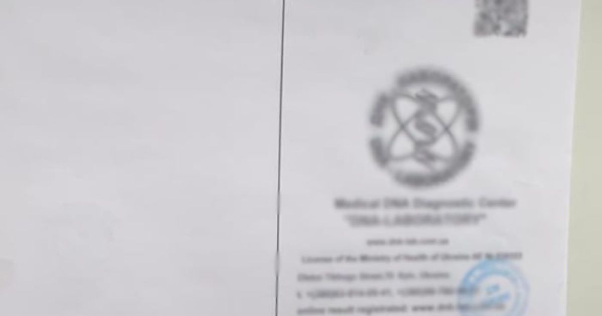 У Києві двоє ділків виготовляли фейкові довідки про негативний тест на коронавірус