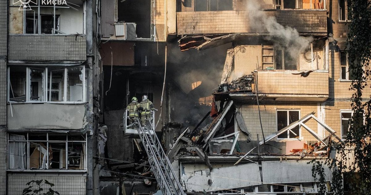 Последствия атаки на Киев 7 сентября