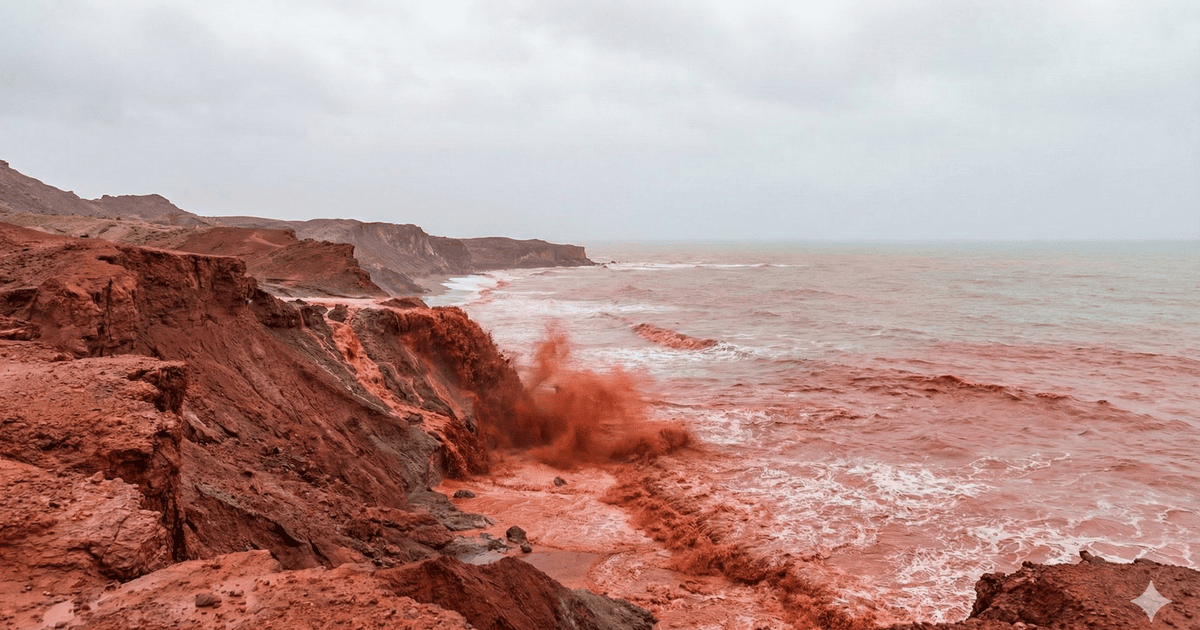 Криваві ріки на іранському острові Ормуз