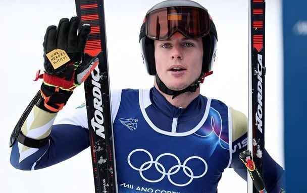 Украинский горнолыжник Дмитрий Шепюк выразил поддержку скелетонисту Владиславу Гераскевичу / © НОК Украины