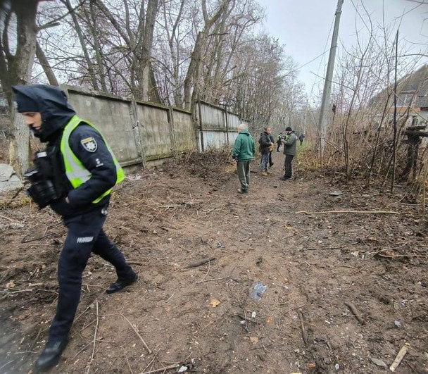 Фото з місця падіння дрона / © Дмитро Брижинський