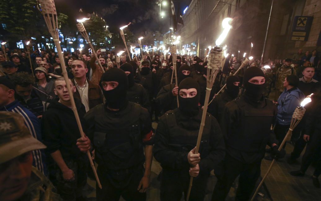 "Смолоскипна хода" на Майдані / © Reuters