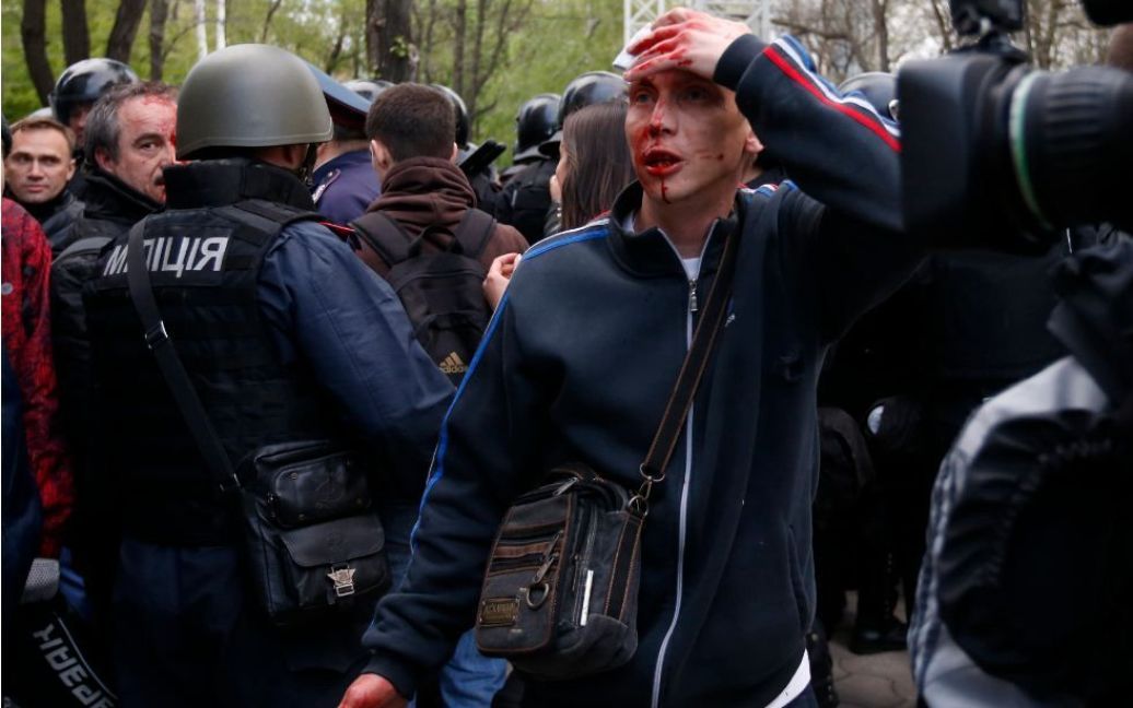 Радикали побили майданівців у Донецьку / © Reuters