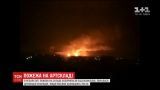 На Харьковщине горит один из крупнейших в Украине склад боеприпасов