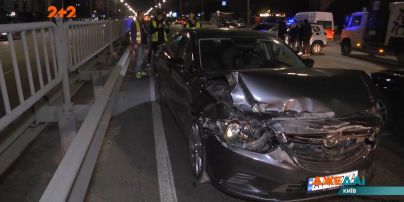 Ночные гонки золотой молодежи в Киеве закончились аварией
