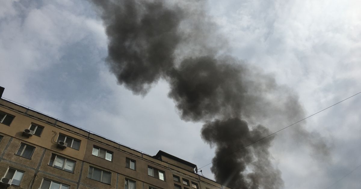 У Києві горів найдовший будинок міста