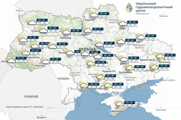 Погода в Україні 29 травня / © Укргідрометцентр