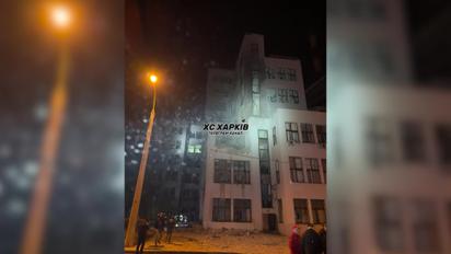 В Харькове "прилет" по зданию Госпрома