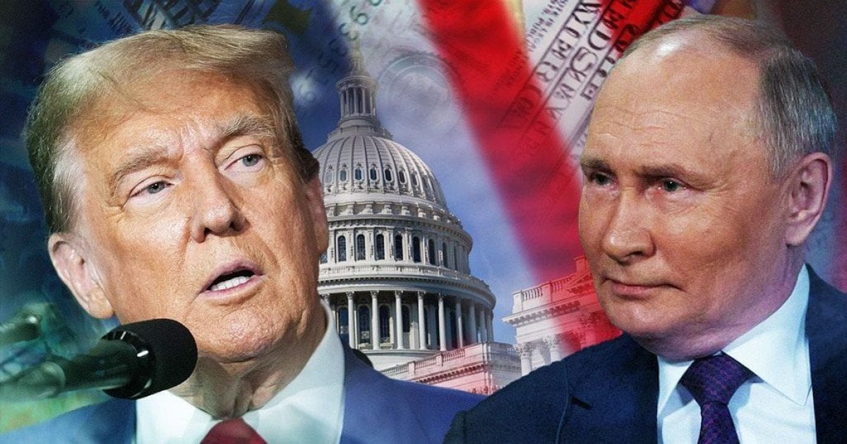 Президент США Дональд Трамп і російський диктатор Путін