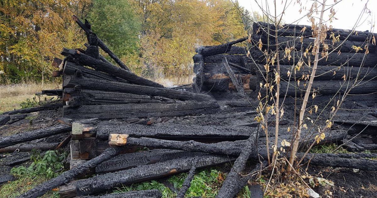 Пожежа у Пирогові_2 / © Фото Івана Гребенюка/ТСН